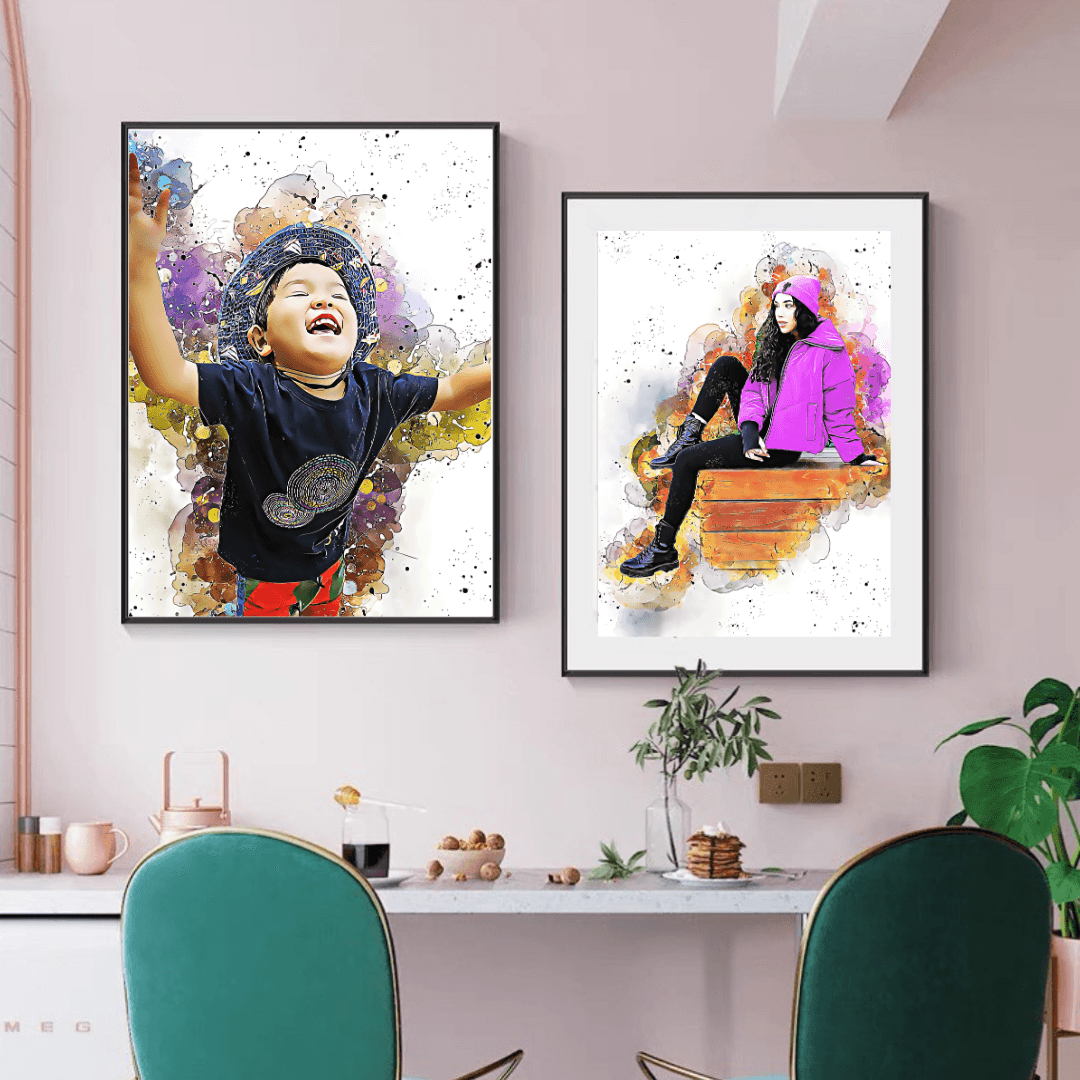 Custom Splash Watercolor Portraits: A Thoughtful Gift for Every Occasion - Welcome